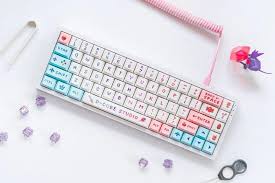 4.4 out of 5 stars 131 ratings | 12 answered questions. Pink And Blue Kawaii Aesthetic Pixel Keycaps For Mechanical Keyboards Computers Tech Parts Accessories Computer Keyboard On Carousell