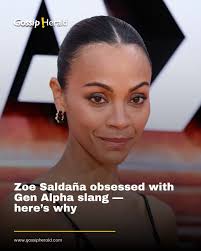 Success in show business often demands tunnel vision, but @zoesaldana looks  at the full picture. She knows the power of walking through open doors, no  matter what waits
