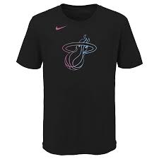 The miami heat of the national basketball association are a professional basketball based in miami, florida that competes in the southeast division of the eastern conference. Miami Heat Nike City Edition Logo T Shirt Jugend