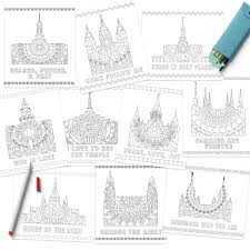 This lds general conference activity packet is perfect for staying focused and having fun during general conference. Free Lds Coloring Pages Www Teepeegirl Com