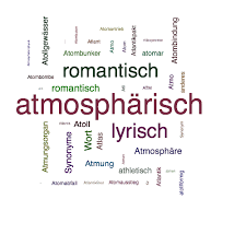 ATMOSPHÄRISCH Synonym-Lexikothek • ein anderes Wort für atmosphärisch