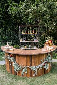 26 Gorgeous Country Wedding Ideas That Prove Rustic Ceremonies Are The Best Wedding Inspiration Fall Outdoor Wedding Bar Outdoor Wedding Decorations