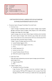 Pos, judul, dan sub jumlah lainnya disajikan dalam laporan realisasi anggaran apabila diwajibkan oleh pernyataan standar akuntansi pemerintahan ini, atau apabila penyajian tersebut diperlukan untuk menyajikan laporan realisasi anggaran secara wajar. Doc Bab 12 Contoh Penyusunan Lk Daerah Konsolidasi Pemkot Xyz Leni Rosiyani Academia Edu