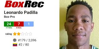 BoxRec: Leonardo Padilla