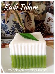 Kuih Talam Kuih Talam Tepong Pandan 绿白双层香兰糕 Kue Lapis Makanan Kue