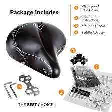 Ordering replacement parts, limited warranty. Bikeroo Oversize Comfort Bike Seat With Elastomer Spring Most Comfor