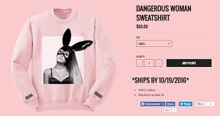 arianas new tour merch will make you feel like a dangerous