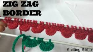 Knit stars season 6 launches in the fall and earlybirds can take $30 off the new season and confident knitting: Zig Zag Border Desgin Vyazanie