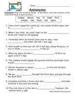 Antonyms Worksheets Have Fun Teaching Antonyms Worksheet Teaching Vocabulary Antonyms Activities