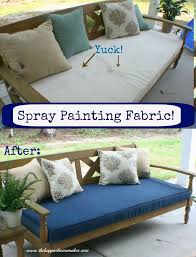 All Things Christmas With A Giveaway Fabric Spray Paint Patio Furniture Cushions Furniture