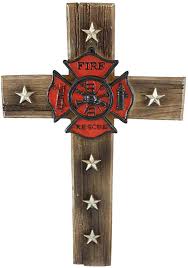 See all condition definitions : Amazon Com Pine Ridge Firefighter Fire And Rescue Wall Cross Home Decor Religious Christian Wood Look Maltese Decoration With Star Accents And Fireman Shield Centerpiece Volunteer Department Gift Collectibles Everything Else