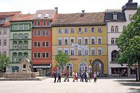 Das altstadt vienna befindet sich am spittelberg, im zentrum von wien. Der Historische Marktplatz Von Jena