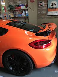 gulf orange gt4 waiting for the track to open
