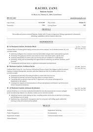 Business Analyst Resume Sample Template Example Cv Formal Design Business Analyst Resume Business Analyst Job Resume Examples