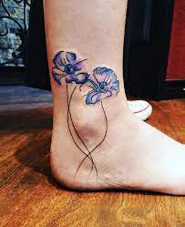 My Second Tattoo Watercolor Petunias Lilac Tattoo Abstract Flower Tattoos Petunia Tattoo