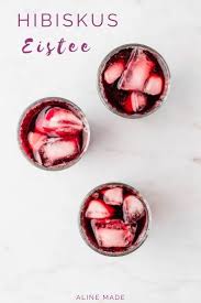 Agua De Jamaica Ist Ein Traditionell Mexikanisches Getrank Hergestellt Aus Getrockneten Hibiskusbluten Es Wird Immer Gekuhlt Mit Eistee Eistee Rezept Hibiskus