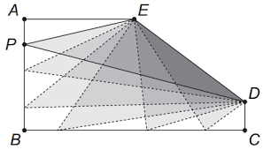 Ejemplo de cálculo con un pentágono regular. Obmep 2019 A Figura Mostra Um Pentagono Abcde Tal Que Ab 4 Bc 8 Cd 1 Indagacao