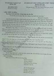 Thí sinh rời khỏi phòng thi, đề thi là gì? Ä'á» Thi Thá»­ Mon VÄƒn Thpt Quá»'c Gia 2020 Sá»Ÿ Gd Amp Ä't HÆ°ng Yen