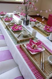 Pin By Dariela Cruz Mami Talks Ph On Japanese Spring Dinner Party Themes Tea Party Setting Dinner Table Setting