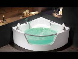 The tricky part will be to find a plant that suit the bathroom environment. 30 Corner Bathtub For Modern And Stylish Bathroom Interior Design Youtube