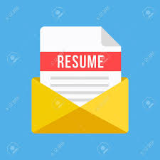 I have attached herewith my cv and application for the post of ………. Envelope With Resume Letter Email And Document With Resume Title Royalty Free Cliparts Vectors And Stock Illustration Image 79082487