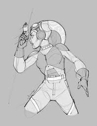 Sketch Hera Syndulla By Charlestanart Deviantart Com On Deviantart Star Wars Drawings Star Wars Art Star Wars Characters