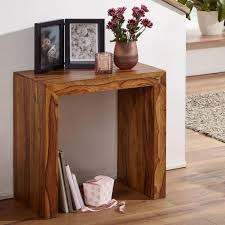 Die schönen alten holzbalken bekam ich von einer abrissbaustelle. Wohnling Beistelltisch Mumbai Massiv Holz Kaufland De