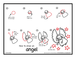 Art for kids hub afkh step by steps. How To Draw An Angel Art For Kids Hub Art For Kids Hub Angel Drawing Step By Step Drawing