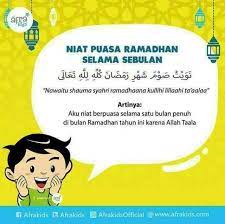 Mengenai niat puasa wajib sudah dibahas harus di malam hari. Niat Puasa Sunat Untuk Anak Periksa Rasmi Ro