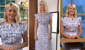 Where is holly willoughby's outfit from today? Holly Willoughby News This Morning Host Wears Floral Print Where To Buy Her Dress Express Co Uk
