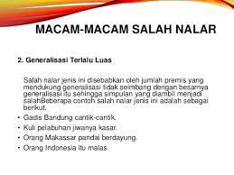Simak contoh kalimat kata sifat dalam bahasa inggris. Contoh Kalimat Salah Nalar