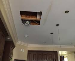 In this video i'm going to show you how to match knockdown texture on a drywall ceiling repair. Popcorn Ceiling Repair Removal Calgary Ab