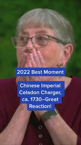 Replying to @bblaur420 Don’t forget to check under the bed for treasures!  This appraisal of an antique celadon charger includes one of our favorite  reactions of the year. #antiquesroadshow #asianart ...