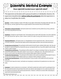 Get tips for writing the method section of a psychology paper, which details the procedures in an for example: Example Of The Scientific Method Worksheets