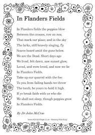 In Flanders Fields Remembrance Day Poems Remembrance Day Activities Remembrance Day