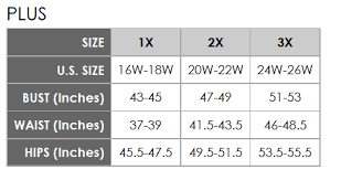 westbound plus size chart via dillards size chart plus