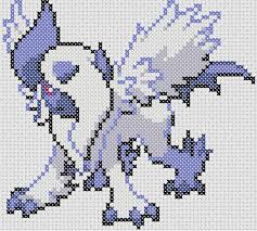 When cross stitching, the stitching itself is simple but it's always important to have a planning stage prior to getting your needle and thread out. Pokemon Cross Stitch Absol Pattern Cross Stitch 4 Free