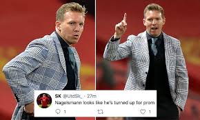Rb leipzig 2019/20 stadium home. Julian Nagelsmann Sets Tongues Wagging With His Special Suit For Manchester United Showdown Daily Mail Online