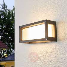 Acquista Aurelien Applique Da Esterni Con Telaio Grigio Lampade It Outdoor Wall Lamps Outdoor Wall Lighting Wall Lights