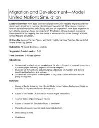 To take a side on a subject, you should first establish the well, first of all, writing a position paper requires lots of research (relax, not that much); Migration And Developmenta Model United Nations Simulation