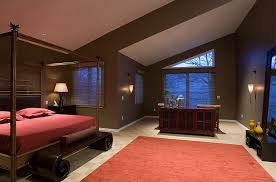 Designed in sleek white hight gloss finish, this bed comes with comfy grey leatherette upholstered headboard cushions. Asian Inspired Bedrooms Design Ideas Pictures