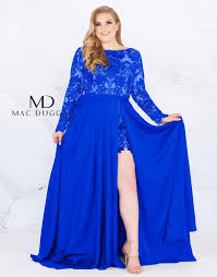 66809f Mac Duggal Plus Size Dress Plus Size Prom Dresses Bridesmaid Dresses Plus Size Blue Plus Size Dresses