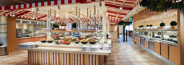 Lido Marketplace | Spectacular Cruise Food Hall | Carnival