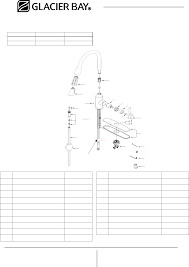Moen 7600 kitchen faucet repair diagram. Https Www Manualshelf Com Manual Glacier Bay Fp4a4080ob Replacement Part List Html