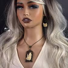 Blumen Anhänger Cameo, Elfenbein Rose Halskette, Handgemachte Anhänger mit  Rosen, Sanfte Rose Kamee, Sommer Rose Schmuck, Polymer Clay Elfenbein  Blumen