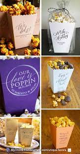 37 Non Traditional Wedding Favor Ideas You Ll Adore Popcorn Wedding Favors Traditional Wedding Favours Nontraditional Wedding