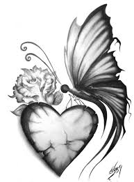 See more ideas about drawings, heart drawing, body art tattoos. Butterfly By Tresdiasdegracia On Deviantart Flower Sketches Butterfly Drawing Drawings