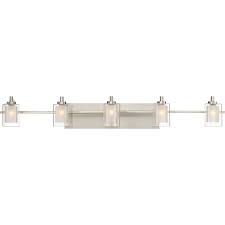 Quoizel Klt8605bnled Kolt Modern Brushed Nickel Led 5 Light Bathroom Vanity Light Fixture Quo Klt8605bnled