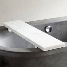 Enjoy free shipping on most stuff, even big stuff. White Marble Bath Caddy Reviews Cb2