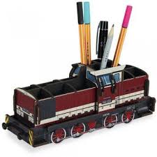 Stiftebox Guterwagen Blau Stiftebox Box Und Buroaccessoires